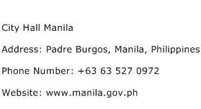 manila lgu contact number|manila city hall contact number.